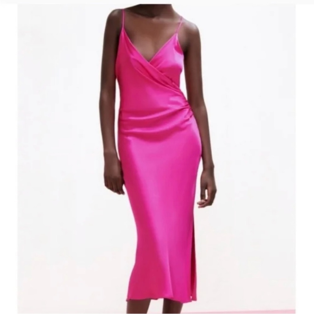 New Zara Midi Strap Dress